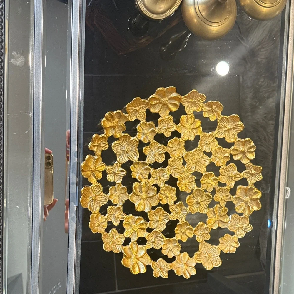 Gold Floral Wall Decor